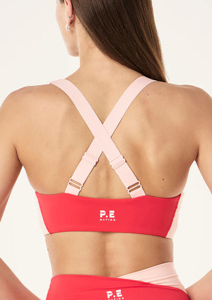 Zone Sports Bra - Strawberry