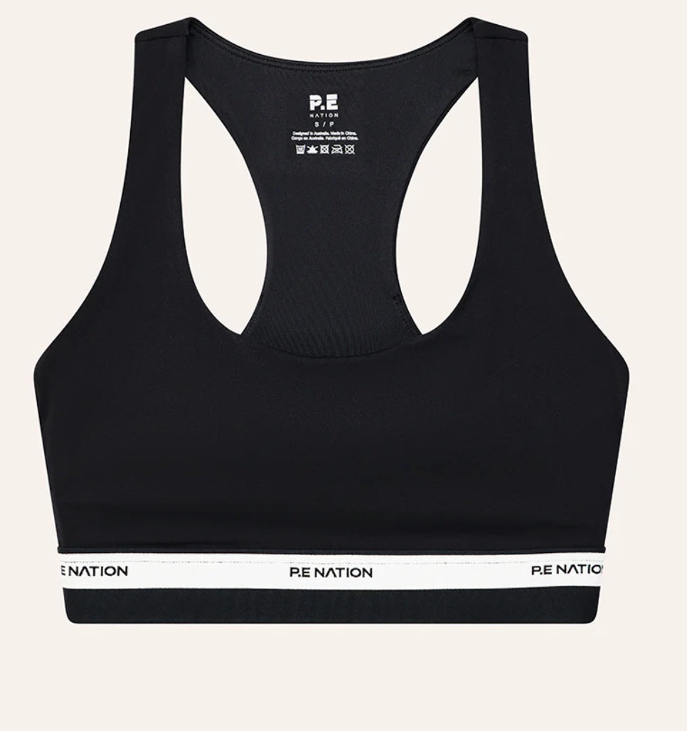 Avant Sports Bra - Black/Whisper White