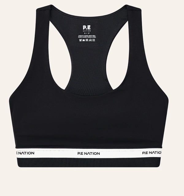 Avant Sports Bra - Black/Whisper White