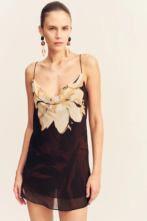 Cazador Mini Dress - Natural Floral