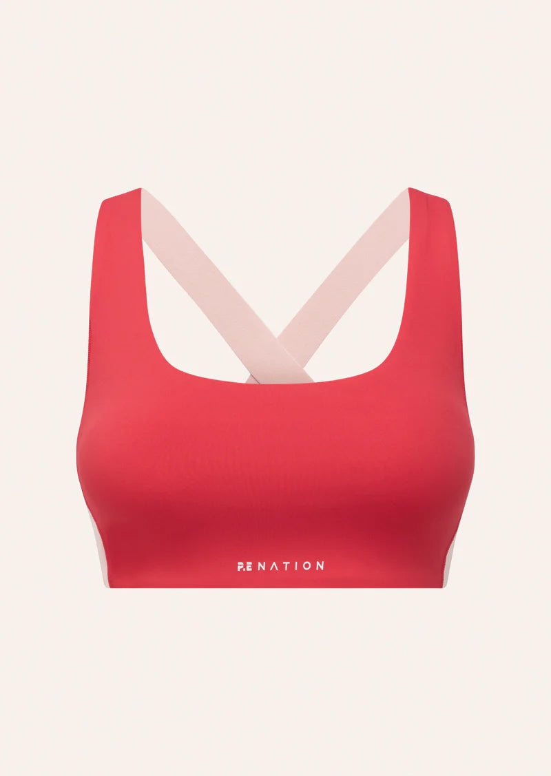 Zone Sports Bra - Strawberry