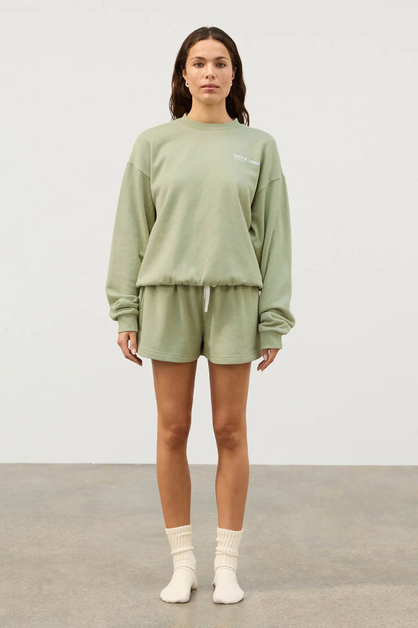 Eucalyptus Fleece Sport Sweat Short