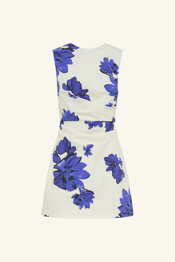 Enya Draped Mini Dress - Midnight Wallflower