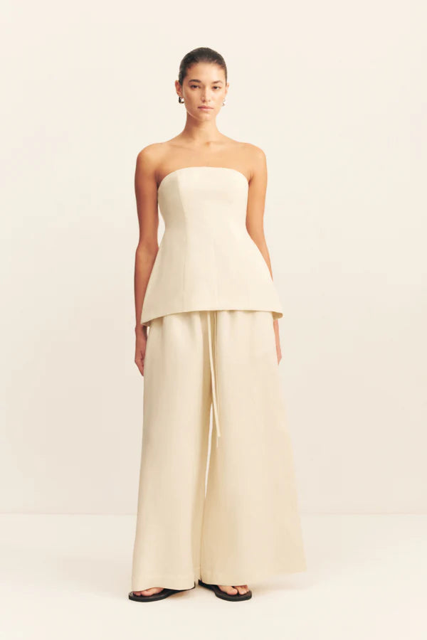 Gigi Strapless Bustier - Ecru