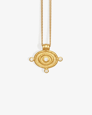 Reign Oval Necklace - Gold