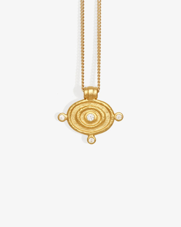 Reign Oval Necklace - Gold