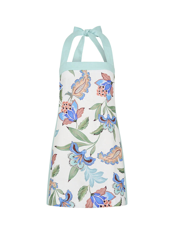 Azure Halter Mini Dress