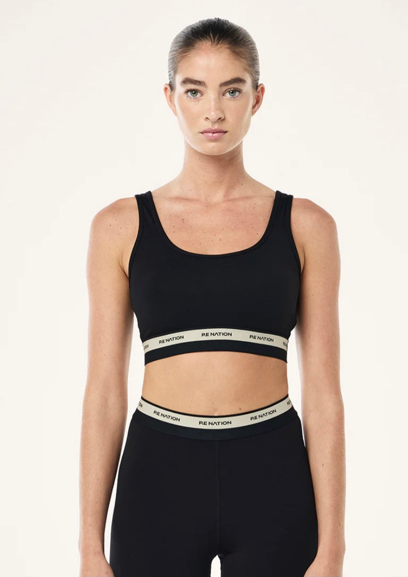 Avant Scoop Sports Bra - Black/Biscuit