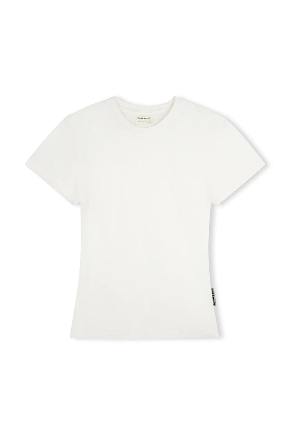 Rib Hemp Jersey T-Shirt - White