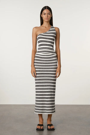 Marle Stripe Textured Knit Top