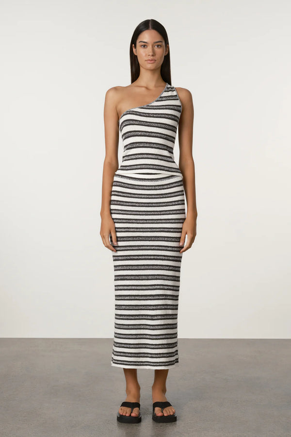 Marle Stripe Textured Knit Top