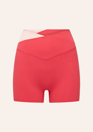 Wander 3” Bike Short - Strawberry