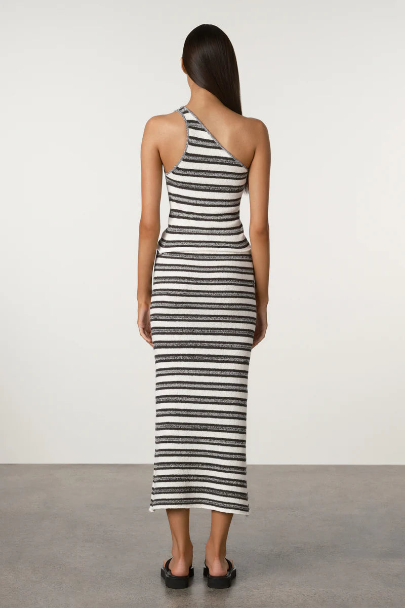 Marle Stripe Textured Knit Top