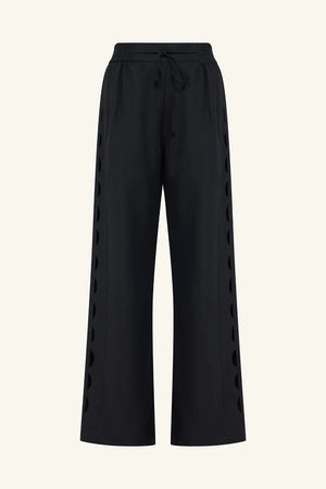 Birdie Scallop Pant - Black