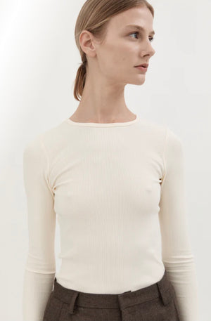 Rib Long Sleeve - Creme