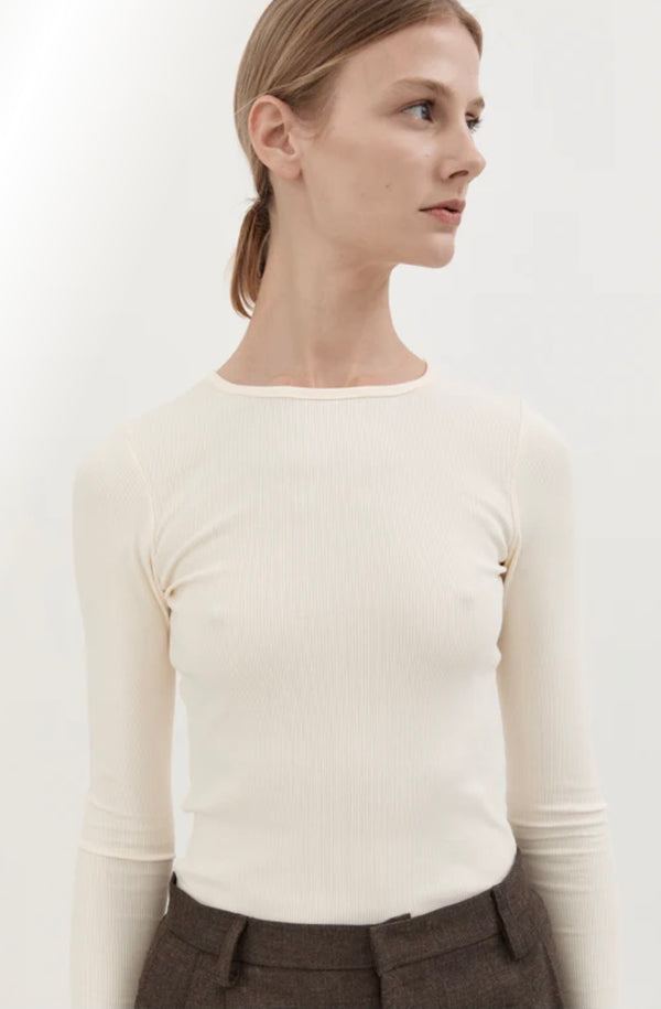 Rib Long Sleeve - Creme
