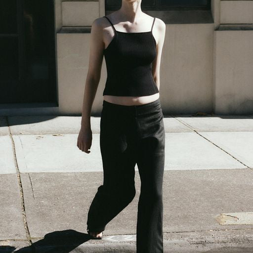 Liat Knit Singlet - Noir