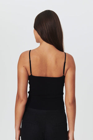 Liat Knit Singlet - Noir