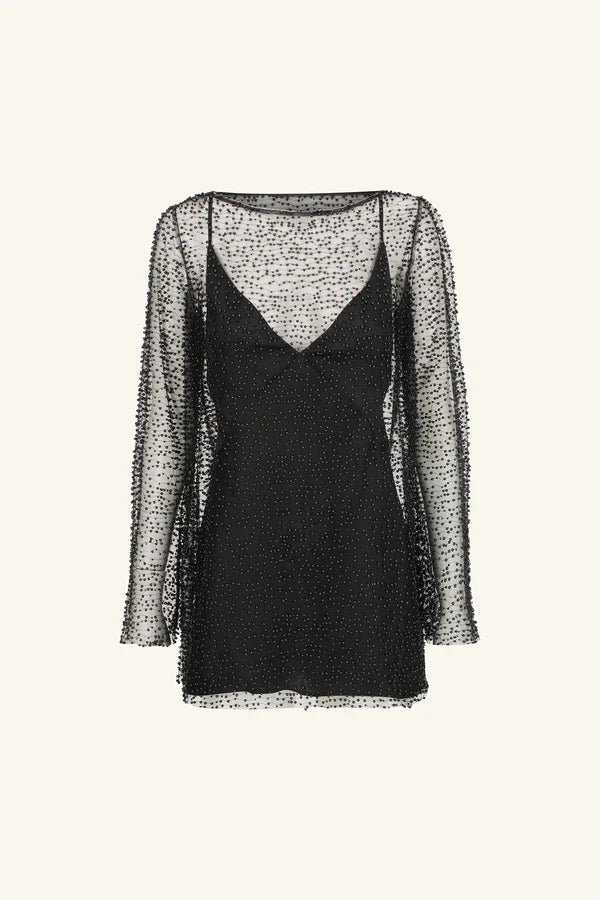 mona long sleeve mini dress Shona Joy Mona Long Sleeve Mini Dress
