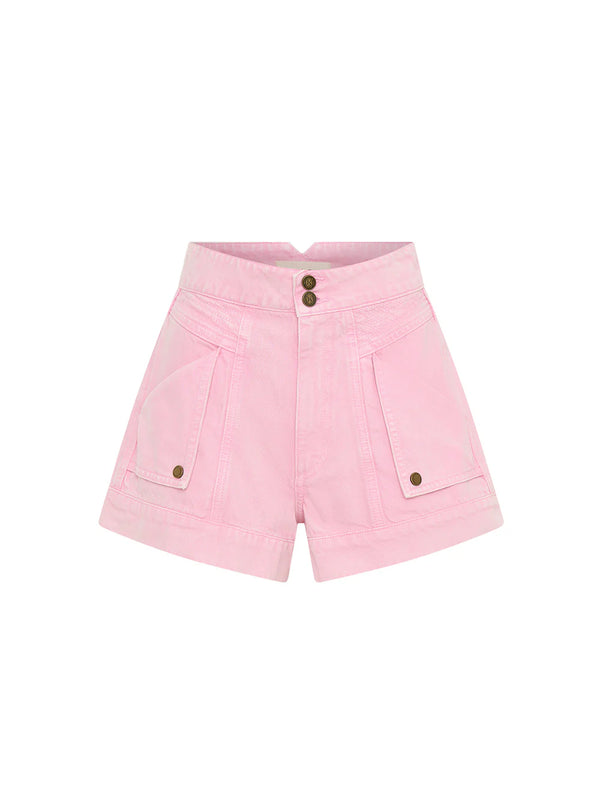 Paloma Denim Short - Pink
