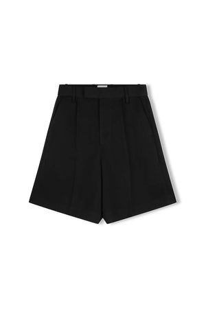 Black Recycled Tailored Short