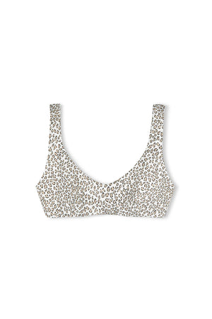 Micro Leopard Crop Bralette