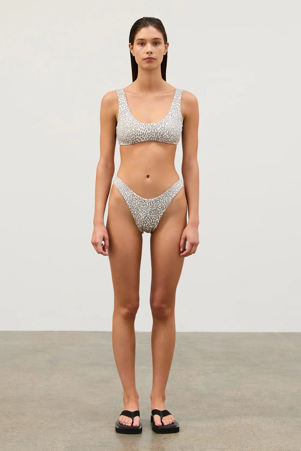 Micro Leopard Crop Bralette