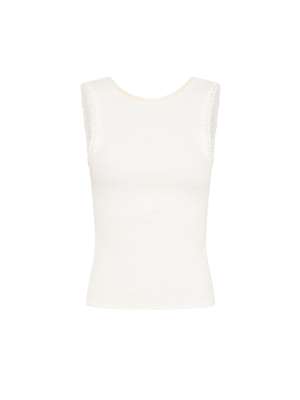 Tallulah High Neck Top - Ivory