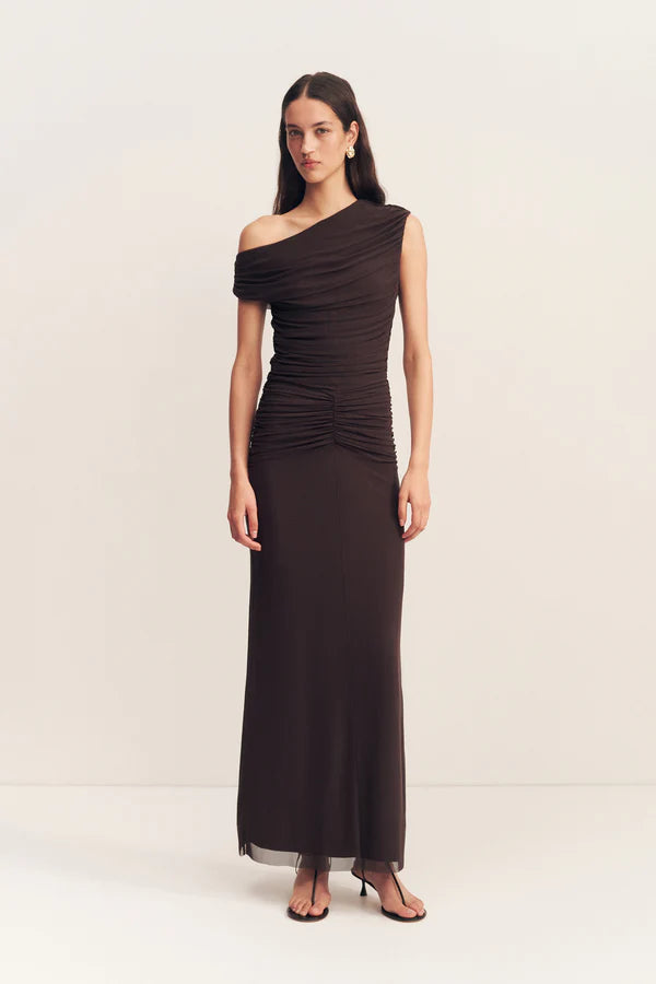 Mira Off Shoulder Maxi Dress