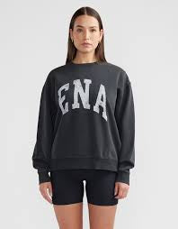 Lilly Oversized Sweater Collegiate - Vintage Black