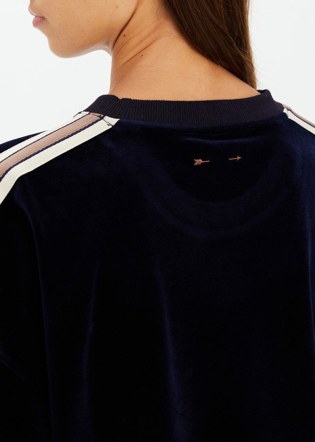 Monaco Lisel Crew Neck Sweater - Navy