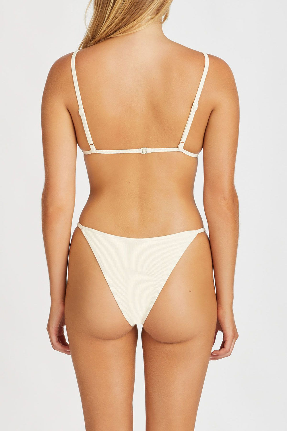 Shea Ribbed String Curved Brief