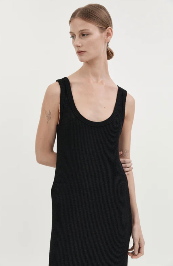Aya Knit Dress - Black