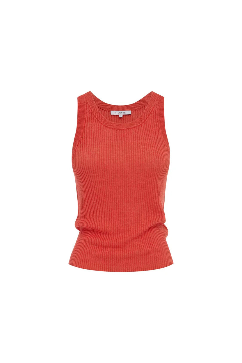 Hubert Knit Tank - Apple Red