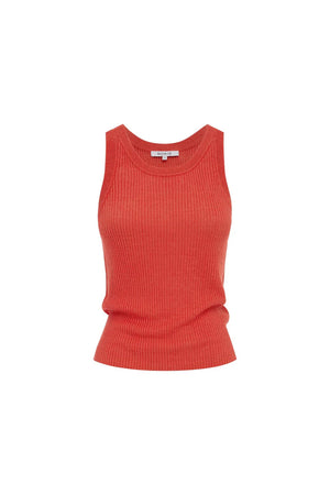Hubert Knit Tank - Apple Red