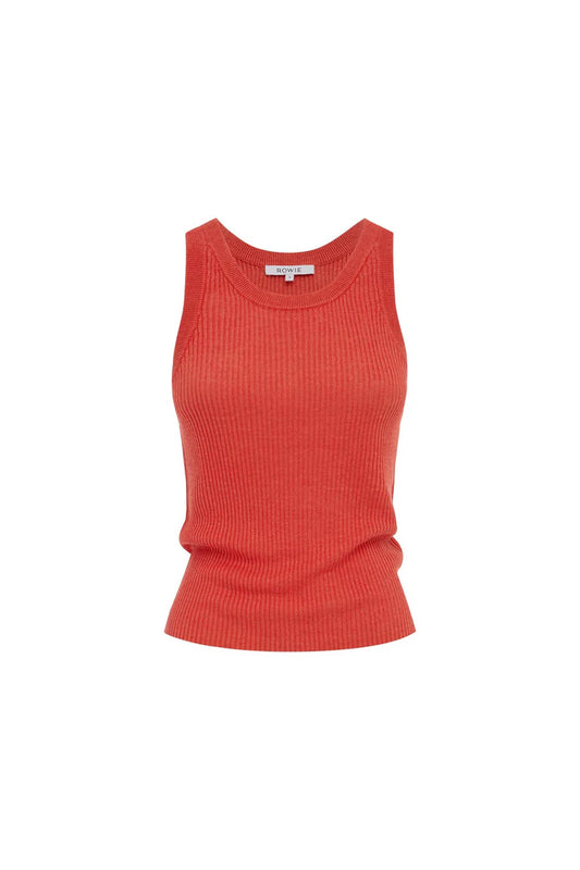 Hubert Knit Tank - Apple Red