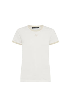 Sofia Slim Fit Tee - Soft White/Lichen