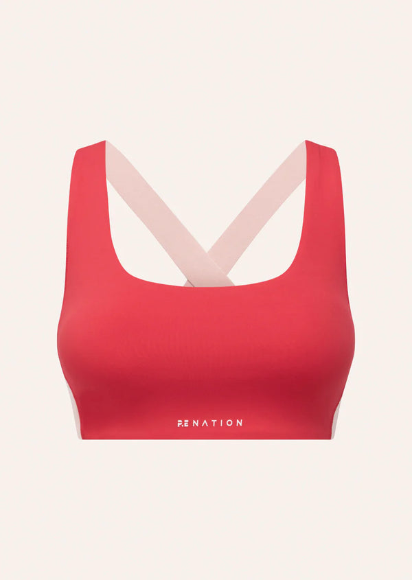 Zone Sports Bra - Strawberry