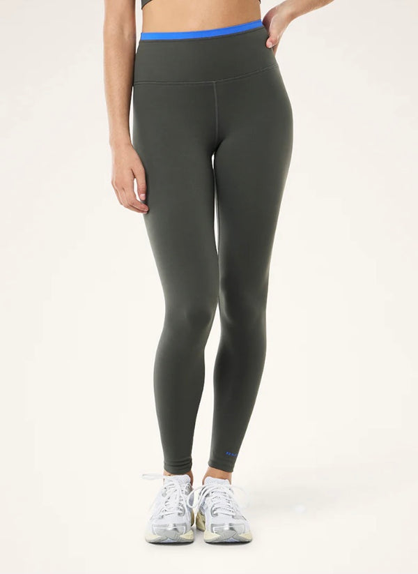 Vita F Legging - Gunmetal Royal Blue
