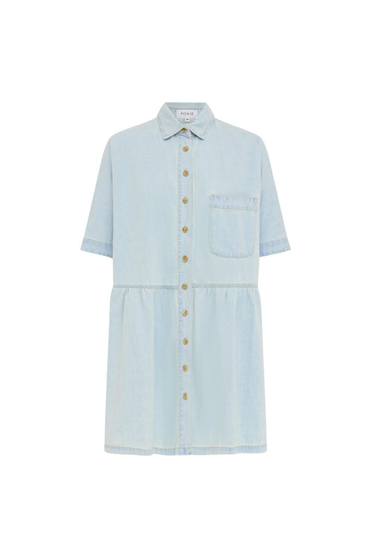 Bailey Denim Dress - Azul