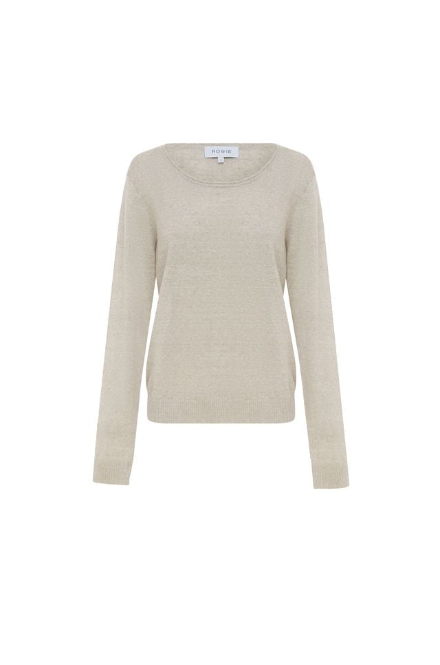 Beattie Knit Top - Oat Marle