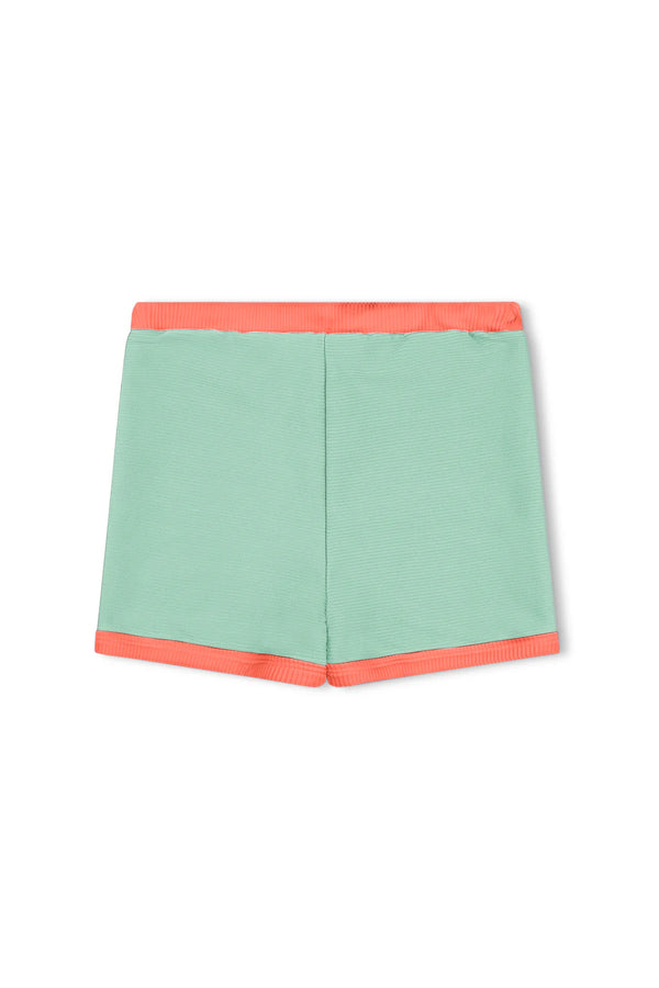 Mini Rib Surf Short - Turquoise