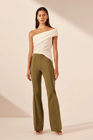Beau One Shoulder Top - Ivory