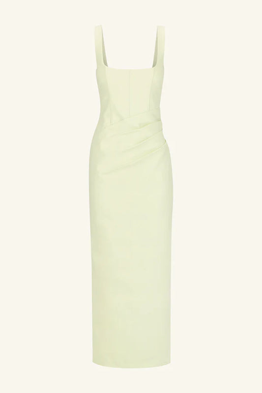 Lani Structured Midi Dress - Pistachio