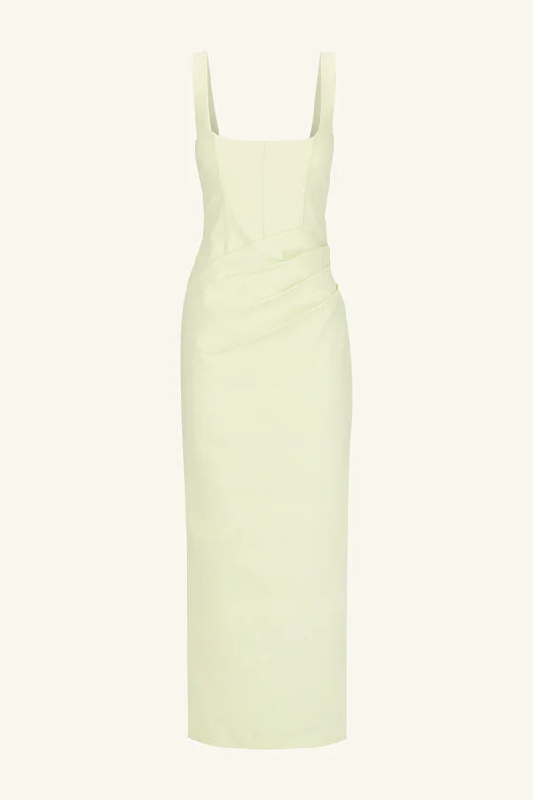 Lani Structured Midi Dress - Pistachio