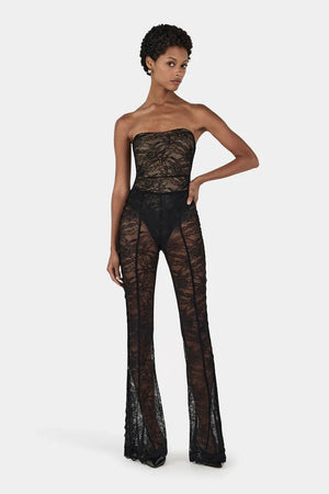 Felix Lace Bodysuit - Black