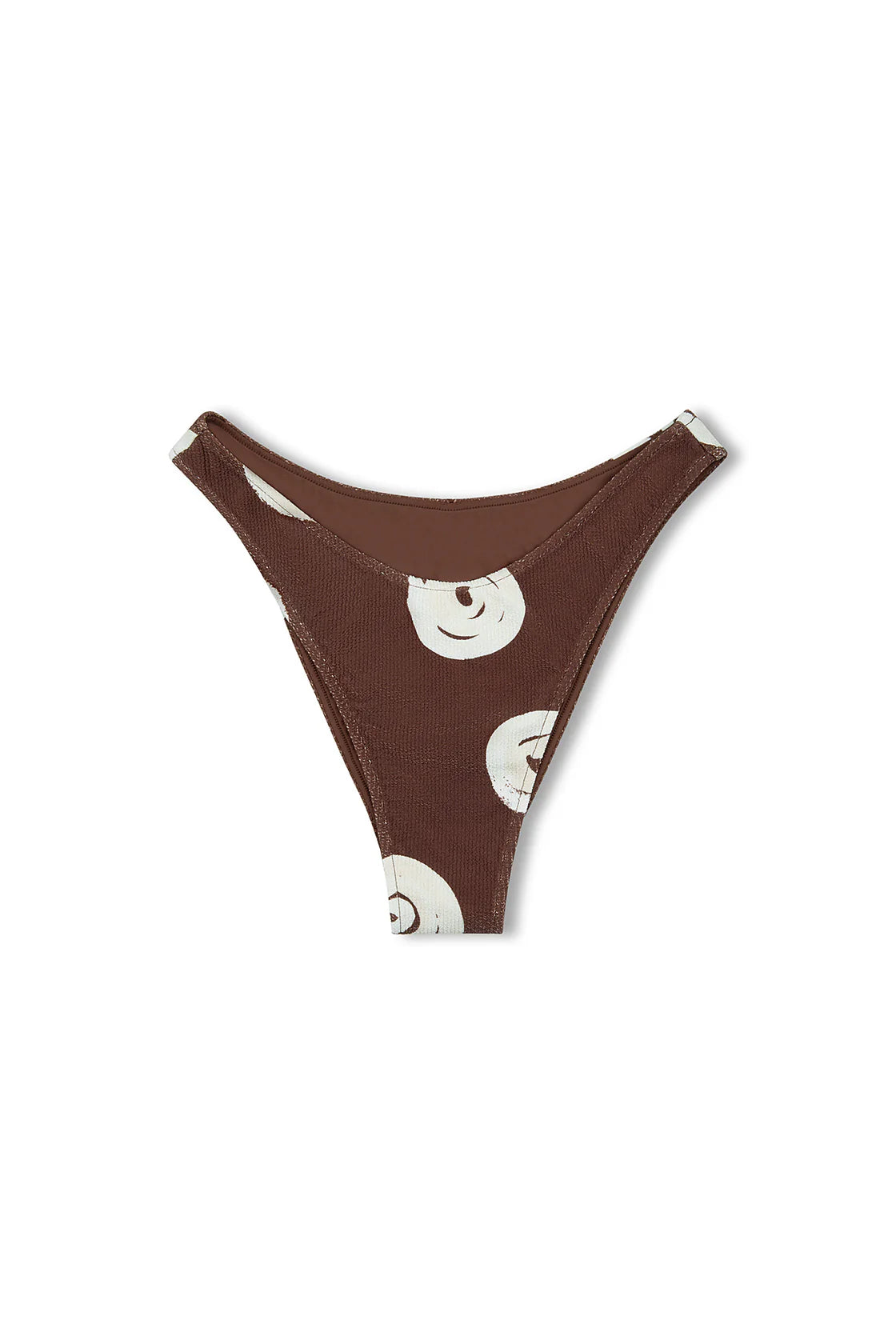 Cocoa Swirl Textured Curve Brief