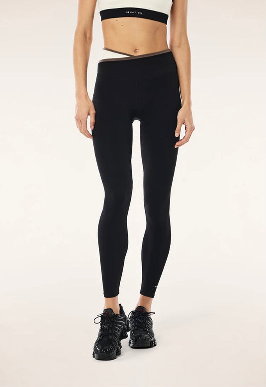 Status Full Length Legging - Black/Walnut