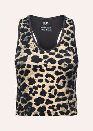 Renewal Tank - Leopard Print/Smokestone