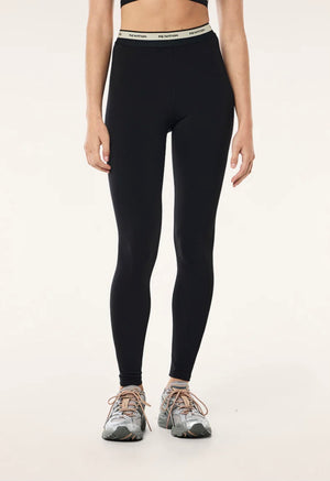 Avant Full Length Legging -Black/Biscuit